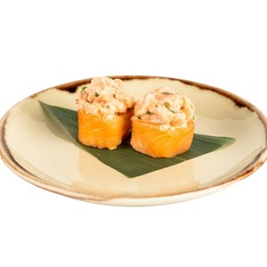 Gunkan double salmon