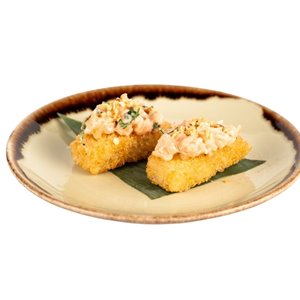 Nigiri crispy salmon