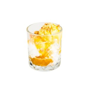 Gelato fiordilatte e mango