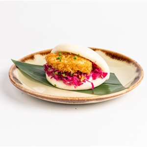 Bao pollo e cappuccio